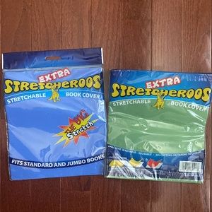 Strecheroos EXTRA Stretchable Book Cover 📚Set of Two